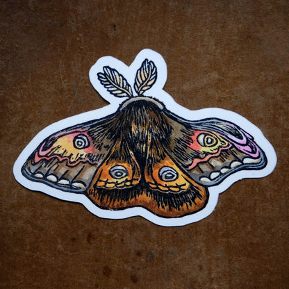 Moth Stickers - Three Pack