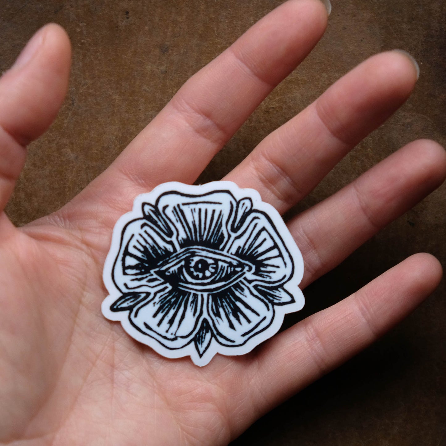 Rose of Providence - Single Flower-shaped Eye Sticker