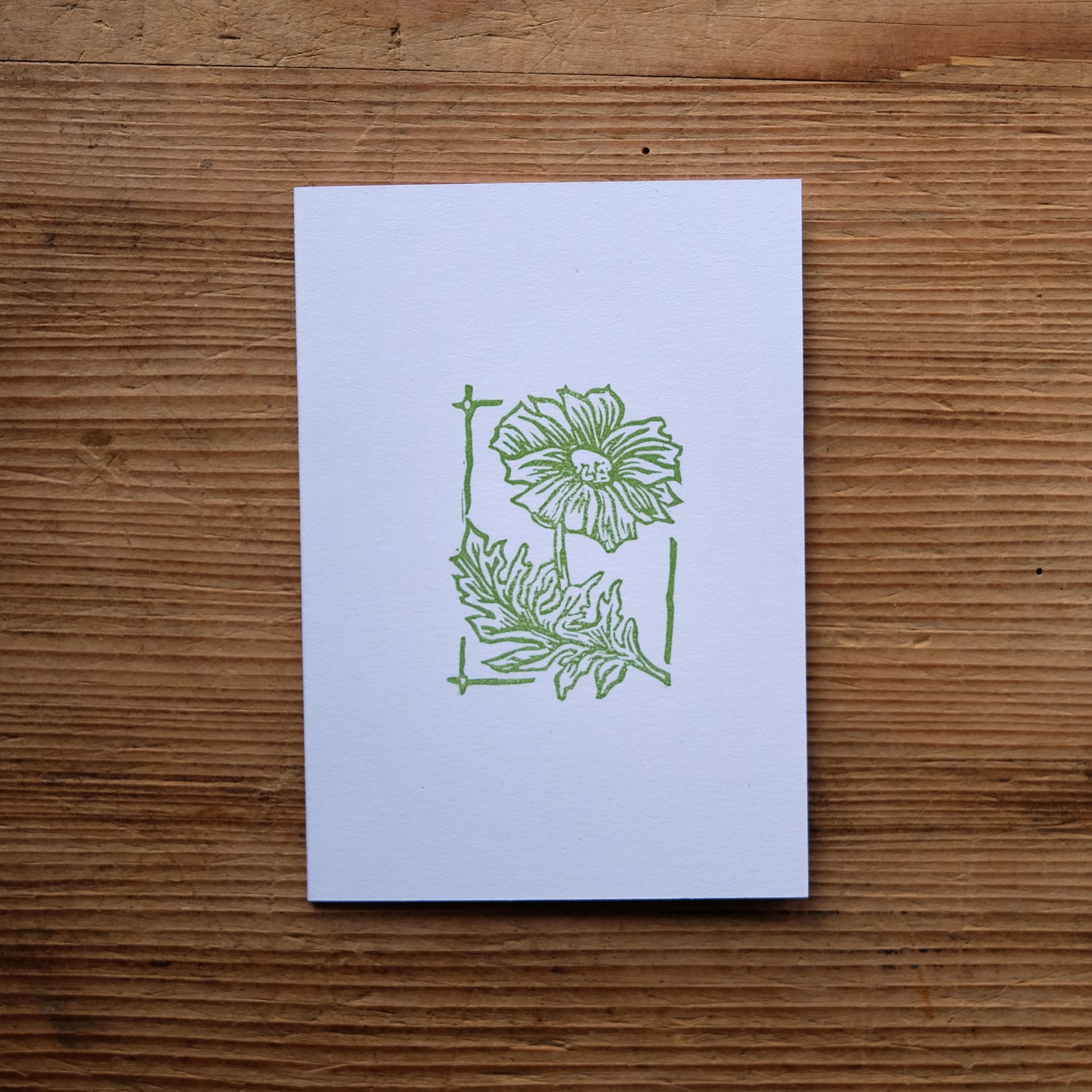 Four Seasons - Hand Printed Set of Four Mini Greetings Cards