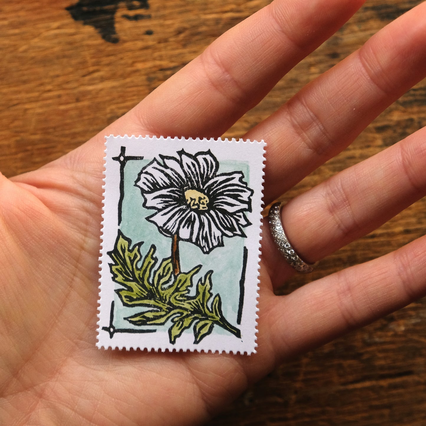 Seasonal Stamps - Botanical Mini Print Postage Stamp Set