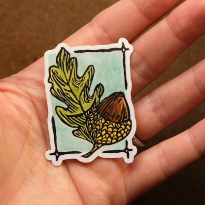 Seasonal Botanical Stickers - Set of Four