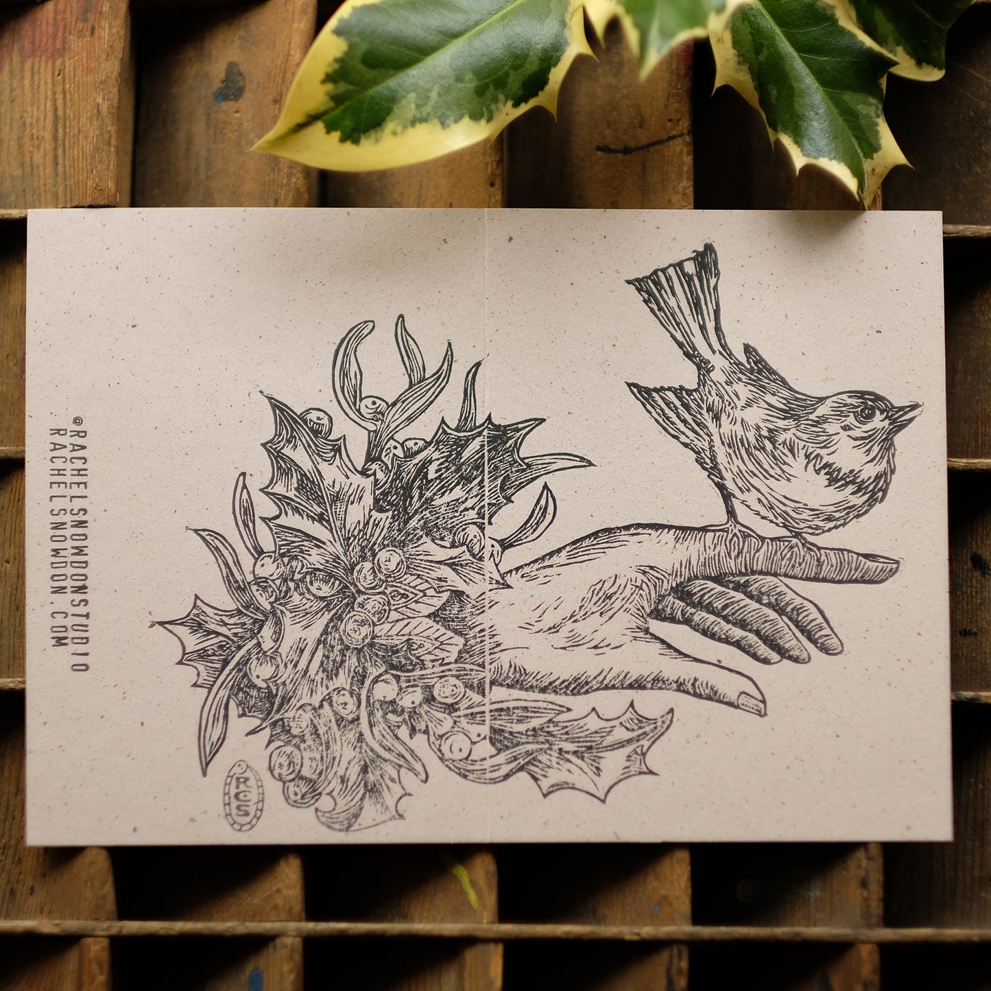 Wintersong - Luxury Hand-printed Christmas Greetings Cards