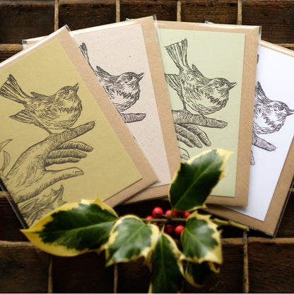 Wintersong - Luxury Hand-printed Christmas Greetings Cards